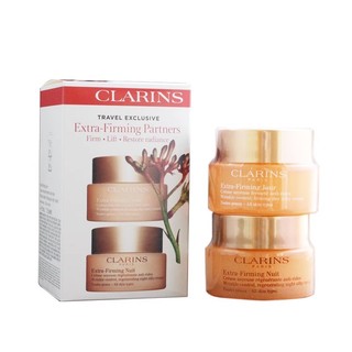 Clarins Spring Anti Aging Day Night Cream Bộ 2 món Kem dưỡng ẩm ban ngày Chống nhăn Kem ngủ 50ML * 2
