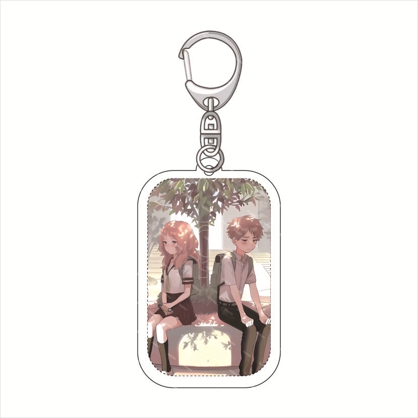 Móc Khóa Mặt Acrylic Hình Cô Gái Anime I Like Forgot Her Mie Ai Komura Kaede Dễ Thương