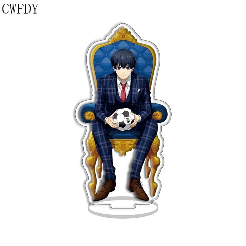 Mô hình Standee Isagi Yoichi Anime Blue Lock Cosplay Acrylic Stand Trang Trí để bàn dễ thương 15cm