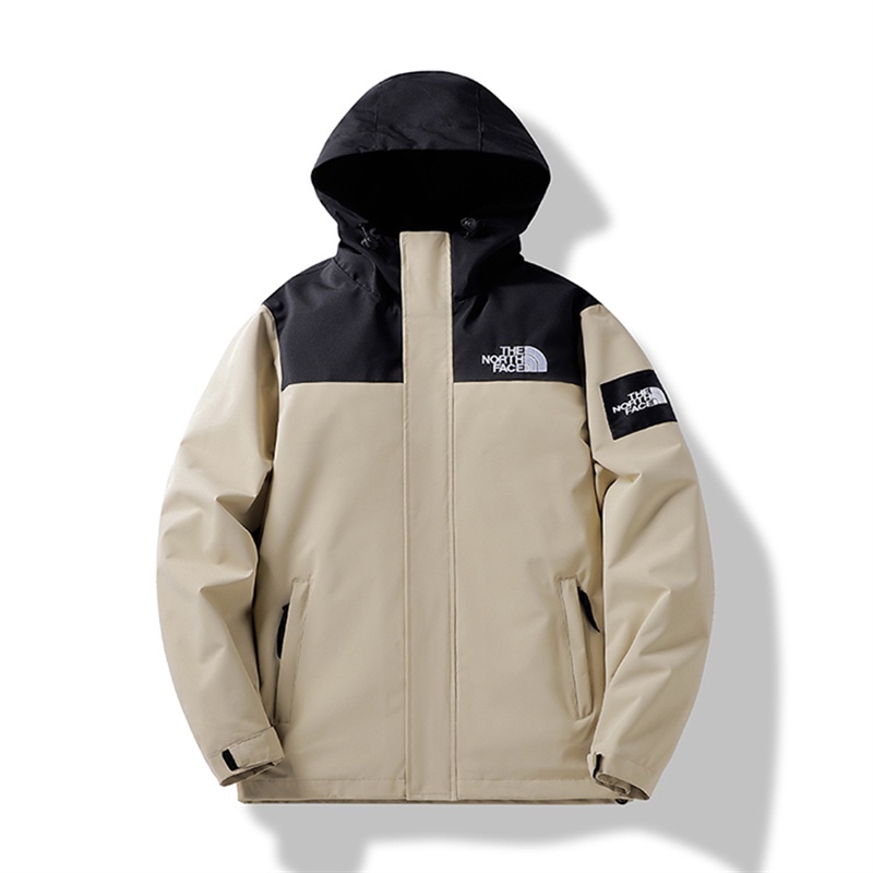Áo Khoác Gió Thêu logo the north face 100% Chính Hãng Chống Thấm Nước Thời Trang Cho Cặp Đôi