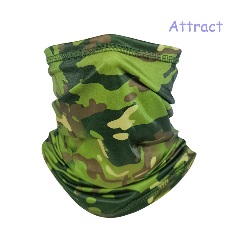 Hấp Dẫn Khăn Quàng Cổ Kiêm Khăn Quàng Cổ Ngụy Trang In Rằn Ri Quân Đội balaclava Đa Ứng Dụng Cho Hoạt Động Ngoài Trời
