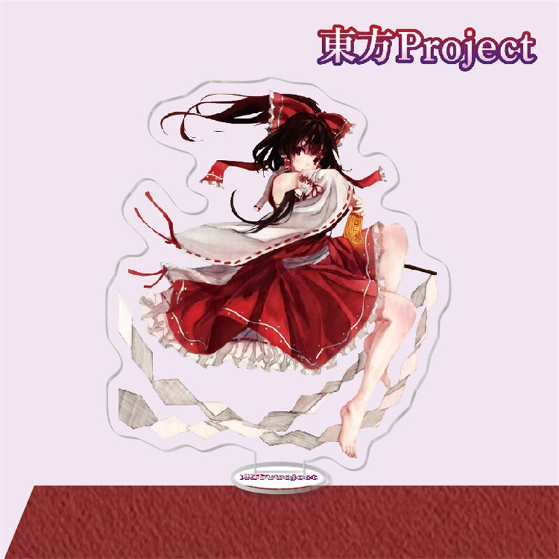 Mô hình Standee TouHou Project Collection Acrylic Hakurei Reimu Youmu Konpaku để bàn tượng nhựa acrylic trong suốt