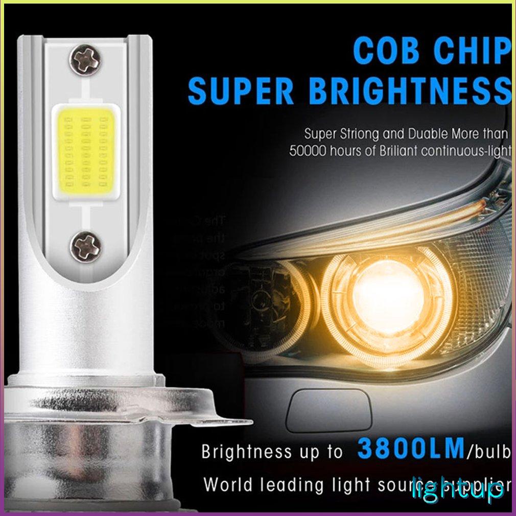 2Pcs Led Headlight 3000K Front Light Conversion Kit Bulbs