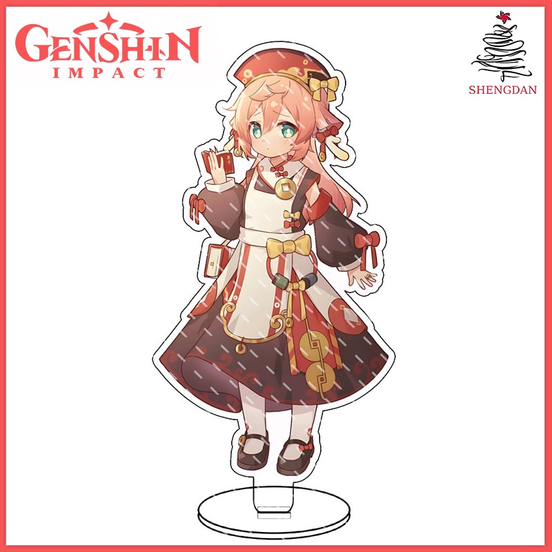 Mô hình Standee Animation Game Genshin Impact Figure Xiao Klee Qiqi Hutao anime chibi acrylic trưng bày trang trí