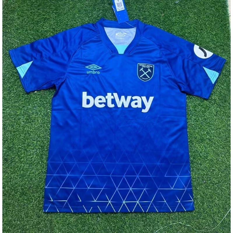 Áo Thun Đá Banh Tay Ngắn 23-24 Westham united Size s-Xl Chất Liệu Nhanh Khô Năng Động Thời Trang Cho Nam