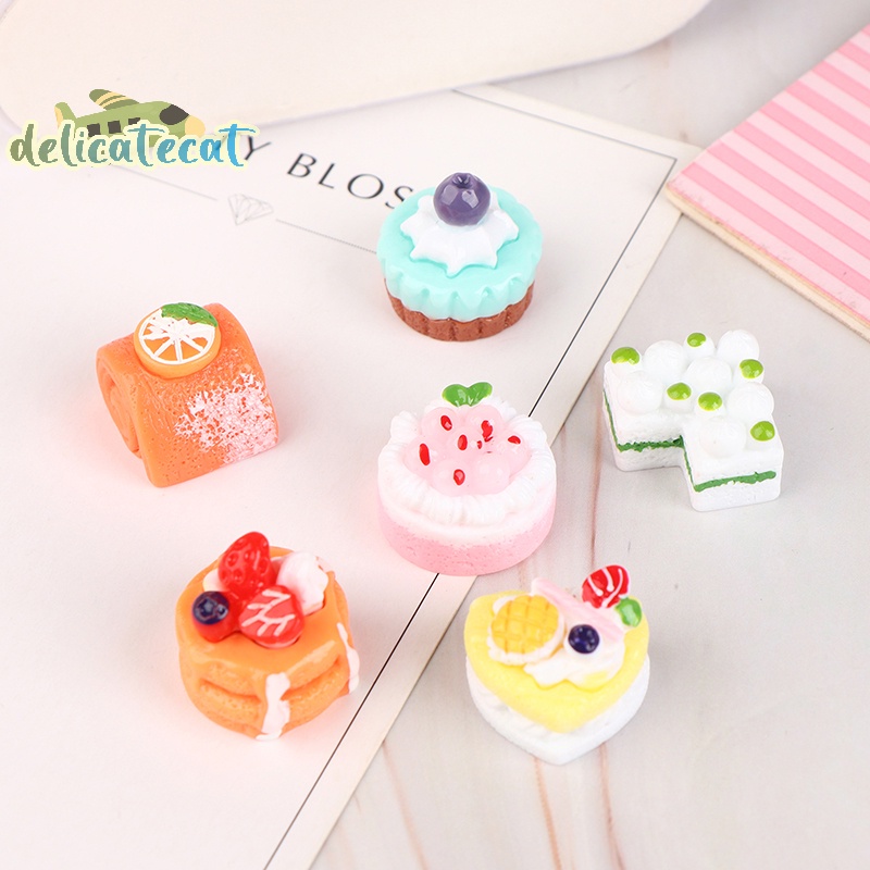 Set 5 Bánh Kem mini Trang Trí Nhà Búp Bê