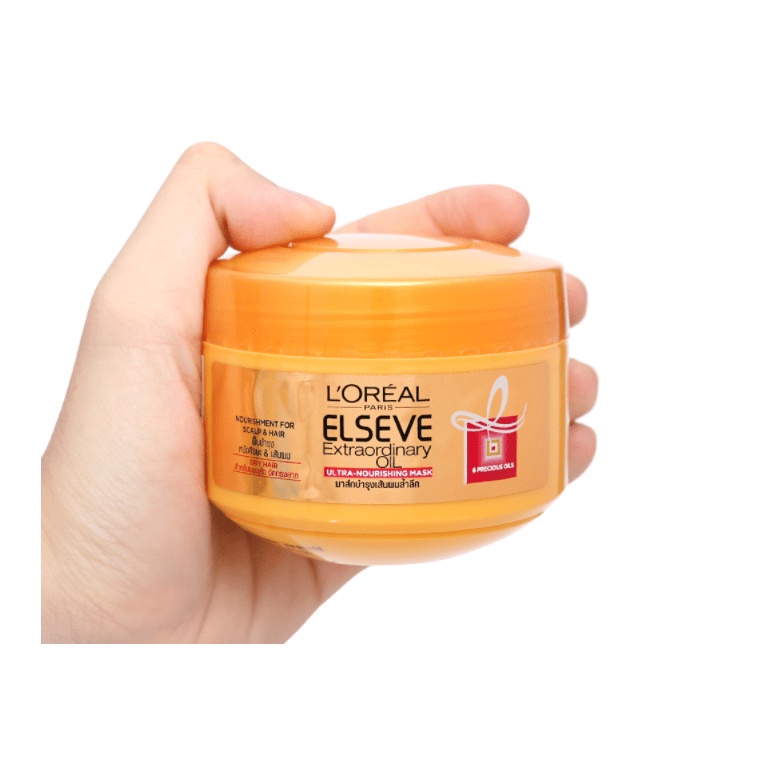 Kem Ủ Dưỡng Tóc Suôn Mượt LOREAL Elseve Extraordinary Oil Mask kem xả tóc L OREAL 200ml - XAHANG304
