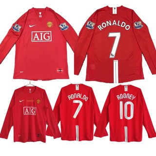 Áo Thun Đội Tuyển Đá Banh ronaldo manchester 07 08