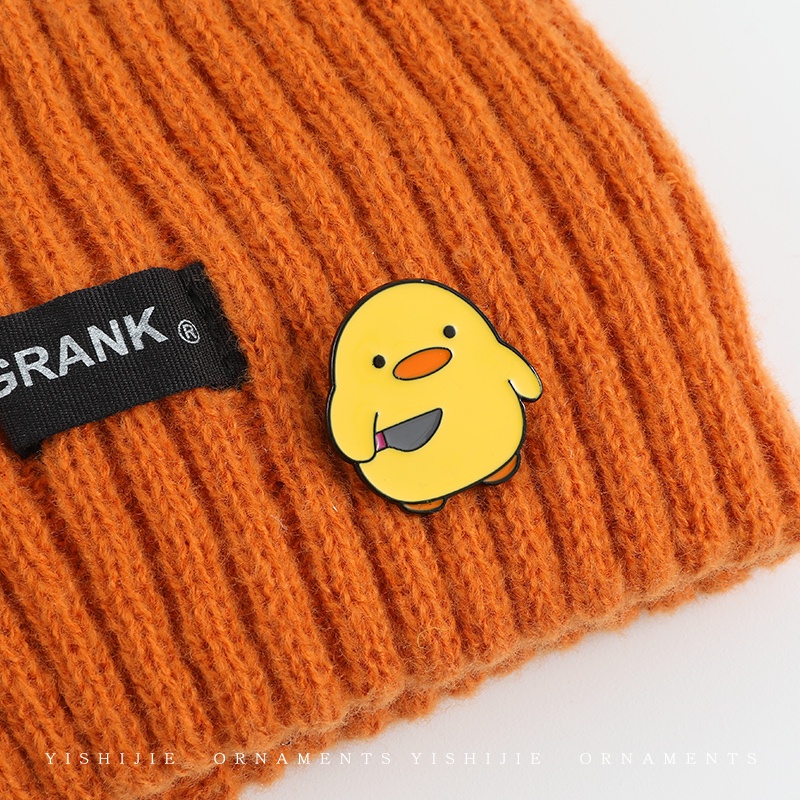 Ghim Cài Áo Hình Chú Vịt Vàng Nhỏ Dễ Thương Sáng Tạo