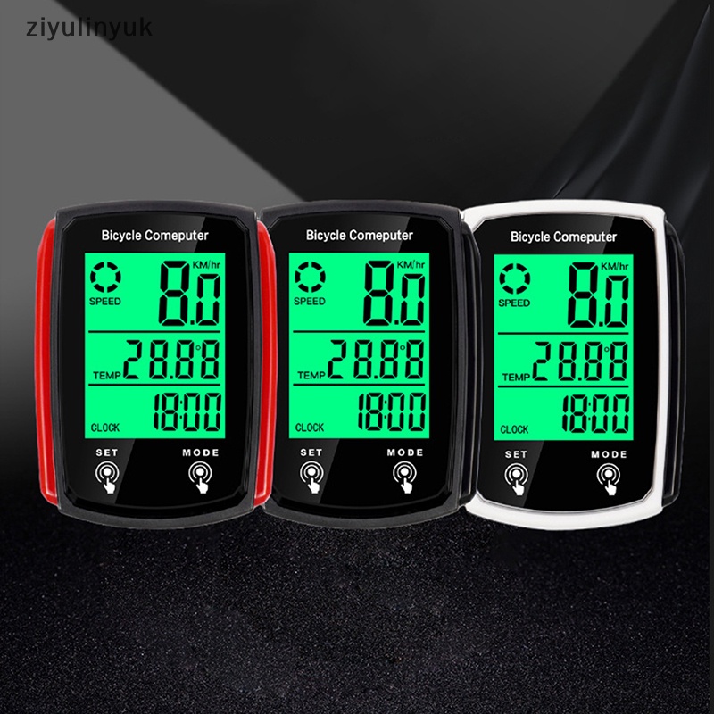 Đồng Hồ Đo Tốc Độ Xe Đạp ziyulinyuk Có Dây Không Thấm Nước Với Màn Hình lcd