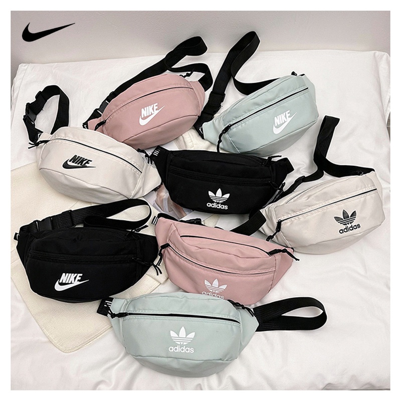 Nike Túi Đeo Chéo canvas Khóa Kéo Siêu Nhẹ Chống Trộm Thời Trang Cho Nữ