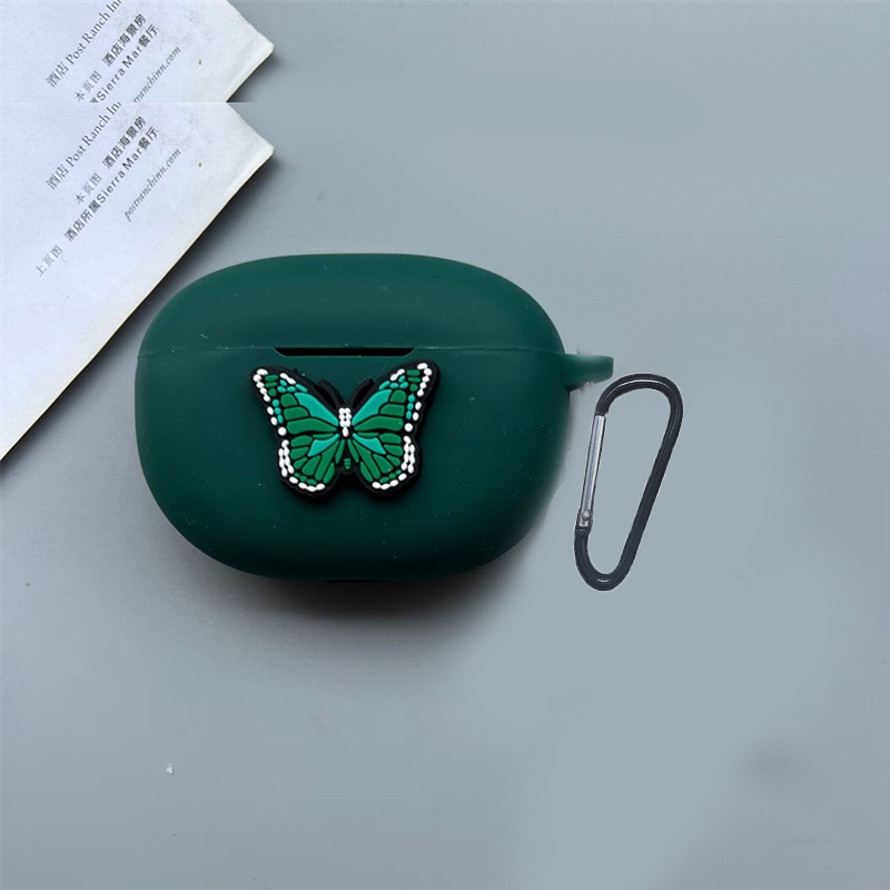 Vỏ Bảo Vệ Hộp Sạc Tai Nghe bluetooth earfun air pro 3 / free pro 2 pro2 Bằng Silicon Họa Tiết Hoạt Hình Dễ Thương