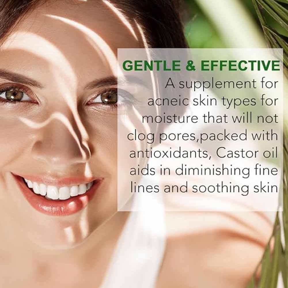 Organic Castor Oil,100% Pure Natural Jamaican Black Castor Oil for Hair Growth, Eyelashes and Eyebrows-Hair Oil and Body Oil - Cold Pressed Moisturizing Massage Oil 60ml