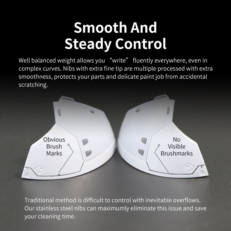 Dspiae at-pl Bảng Điều Khiển Vẽ Mô Hình gundam Không Phai Màu Có Tay Cầm Bằng Kim Loại diy