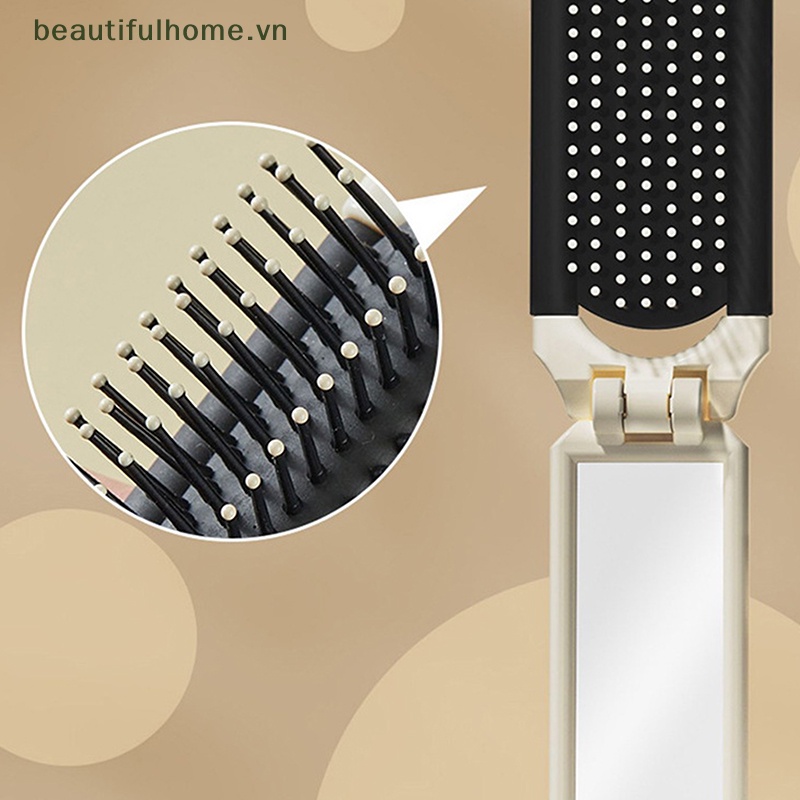 Lược Silicon Có Gương Gấp Gọn Hình Hoạt Hình Dễ Thương Cho Nữ
