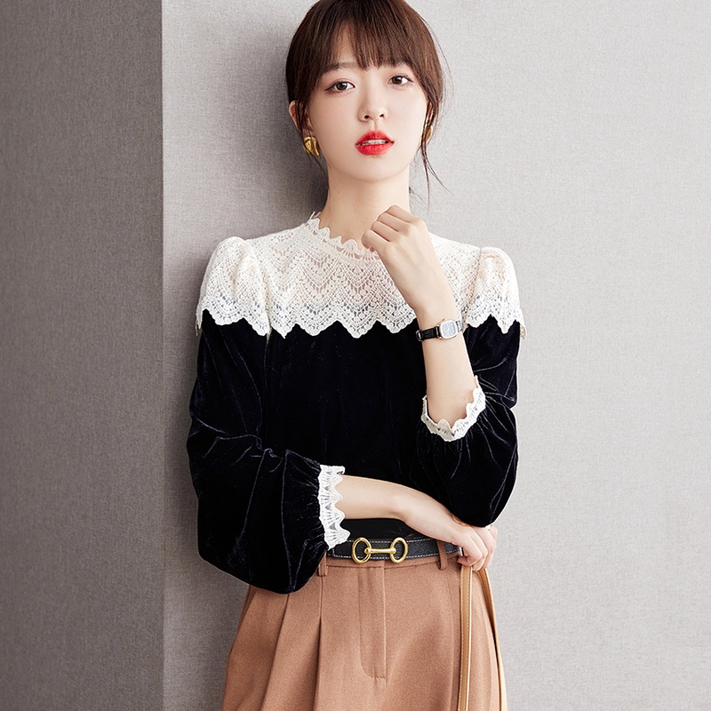 Ống Nhòm Đa Năng Chất Lượng Cao◆Hàng Có Sẵn! Hộp Đựng Tai Nghe◆Áo Sơ Mi chiffon Phối Ren Màu Sắc Tương Phản Thời Trang Mùa Thu 2023