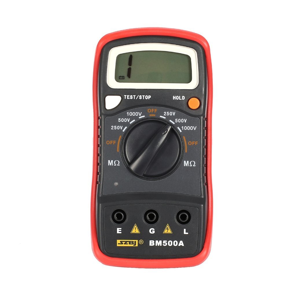 PK BM500A 1000V Digital Insulation Resistance Meter Tester Megohmmeter