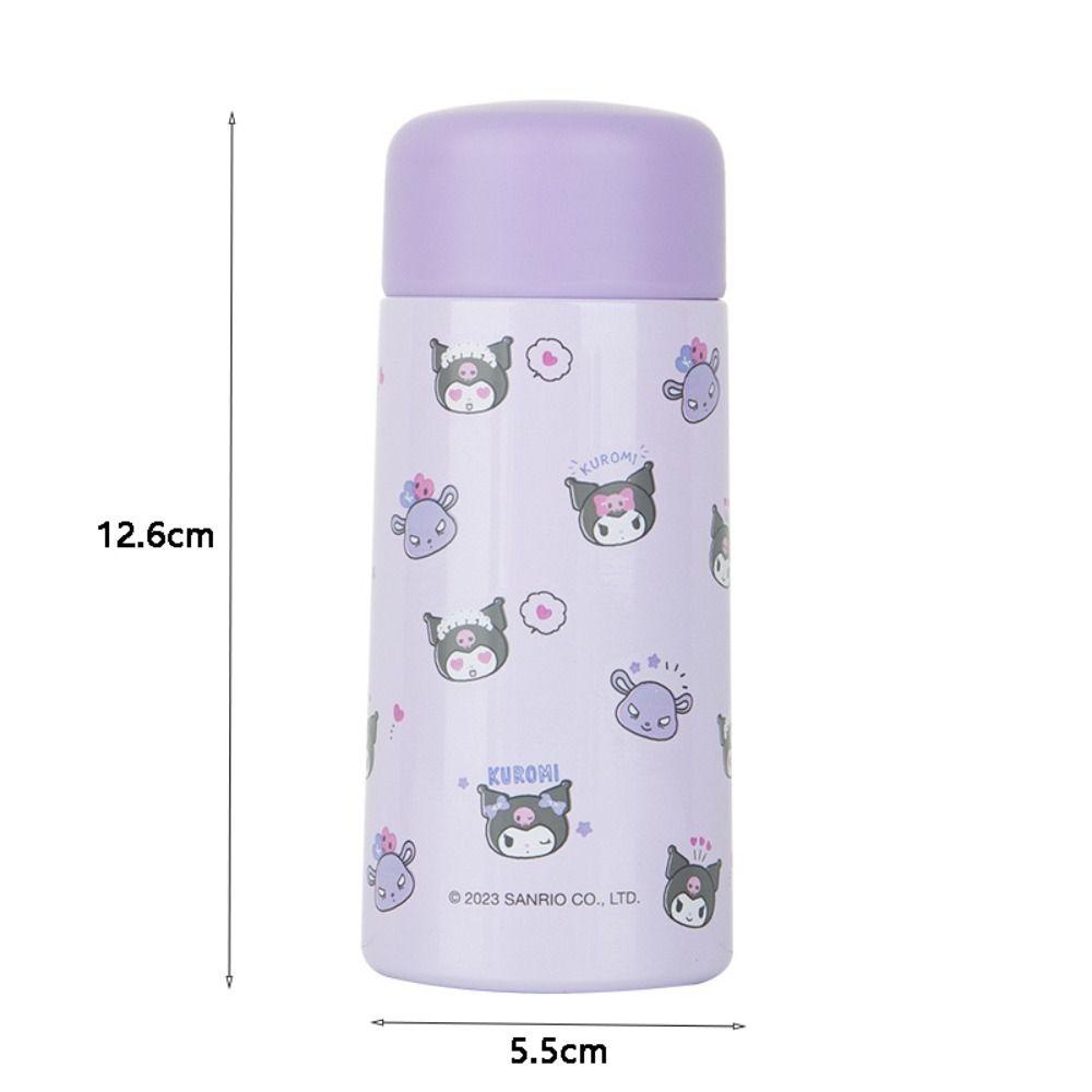 Bình Nước Giữ Nhiệt mini Bằng Thép Không Gỉ 304 Họa Tiết melody pachaco Dễ Thương