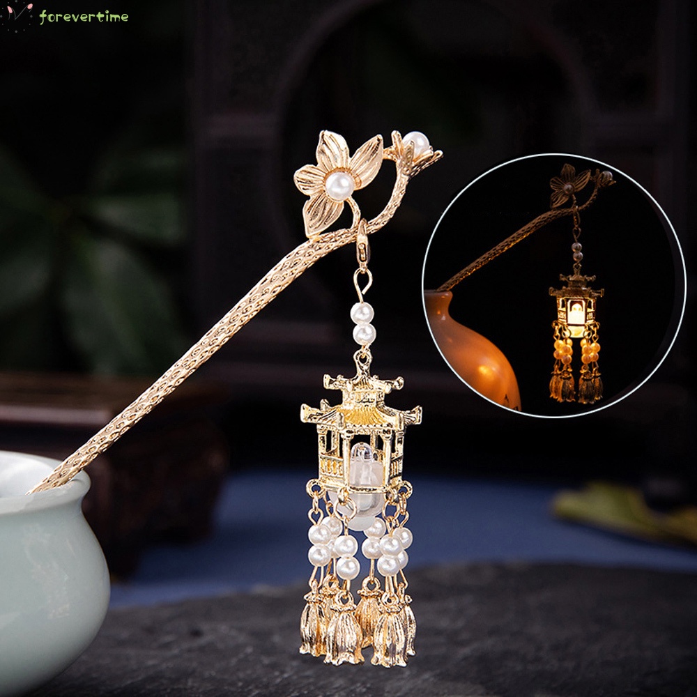 Trâm Cài Tóc Đính Tua Rua Phong Cách Trung Hoa