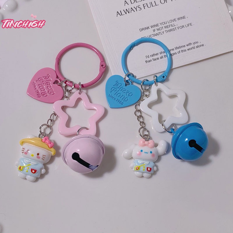 Móc Khóa resin resin Hình sanrio melody hello kitty cinnamoroll pochacco purin Quà Tặng Sinh Nhật