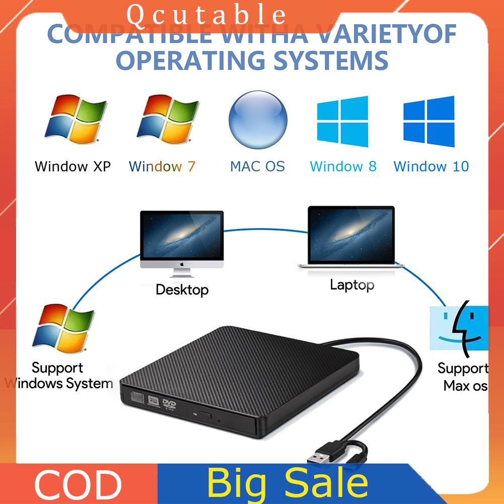 Ổ Đĩa Rời usb 3.0 type-c dvd Cho laptop notebook