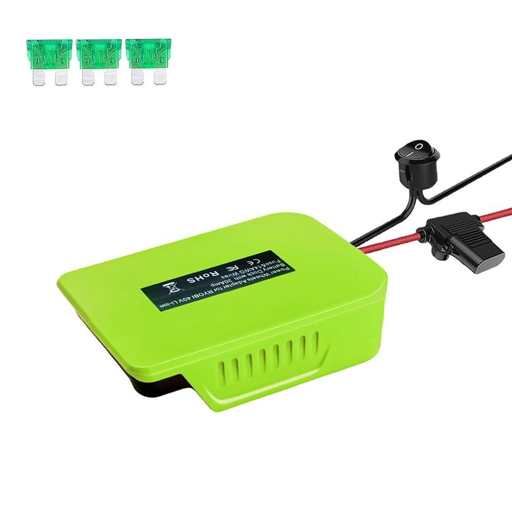 Bộ Chuyển Đổi Nguồn Bánh Xe 40v 14G Thay Thế Cho Pin lithium ryobi