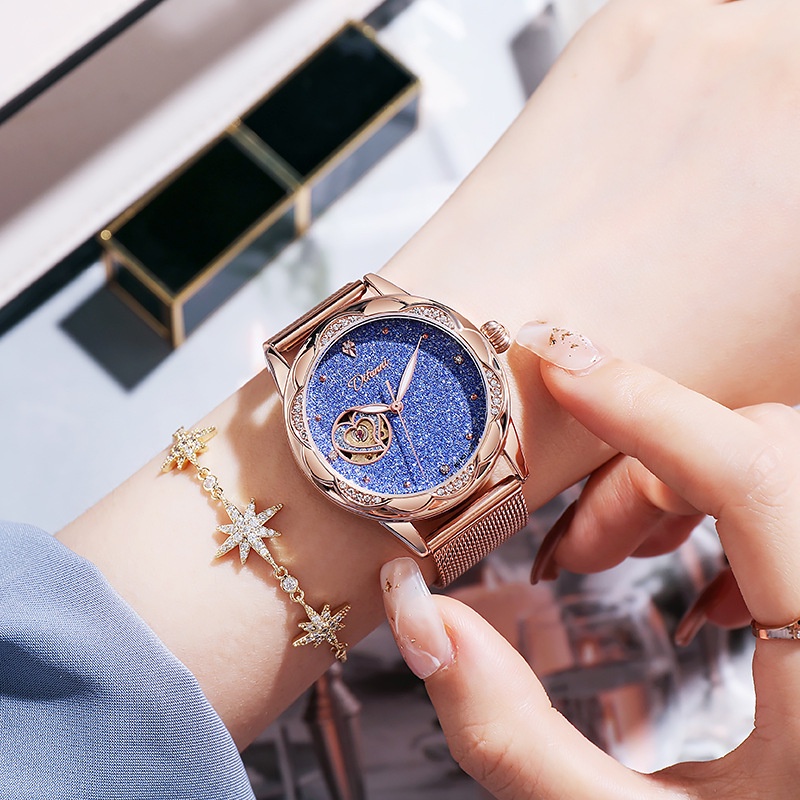 Đồng Hồ Cơ Tự Động devonney gypsophila Thời Trang Sang Trọng Cho Cặp Đôi