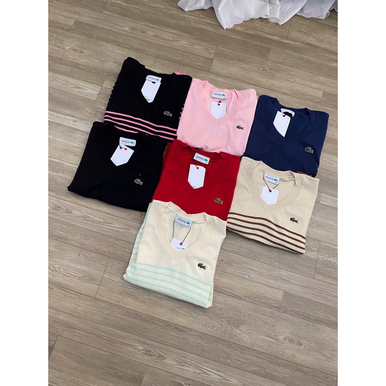 Áo La*coste len tay ngắn