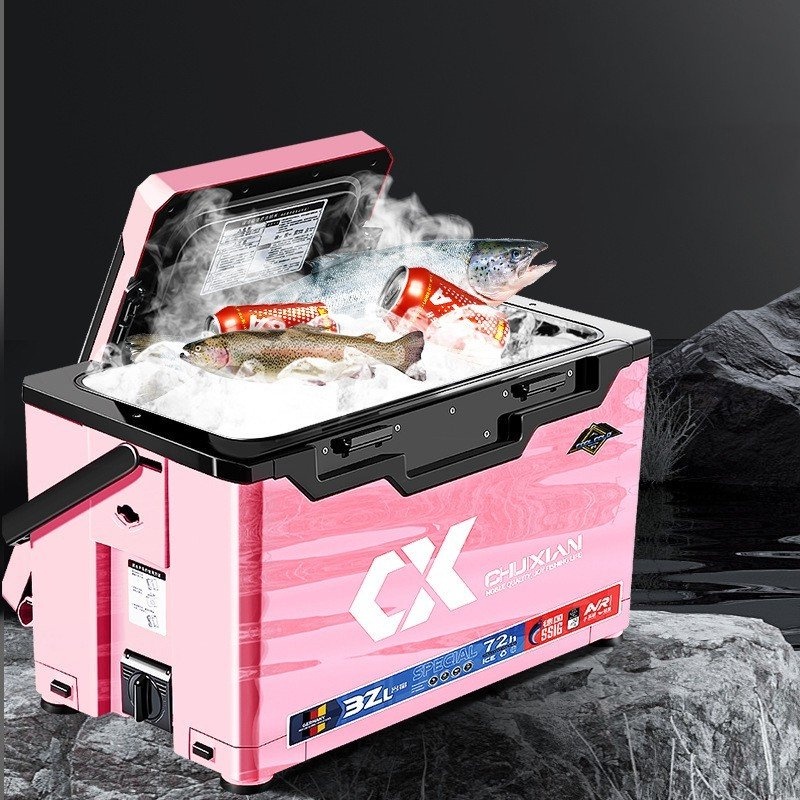 Thùng câu đài CX CHUXIAN 32L màu hồng