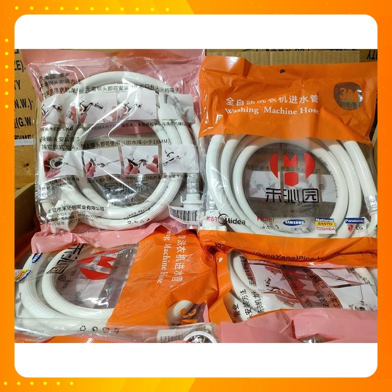 Dây cấp nước máy giặt đa năng 3m, ống dây cấp mg 3 mét loại Xịn