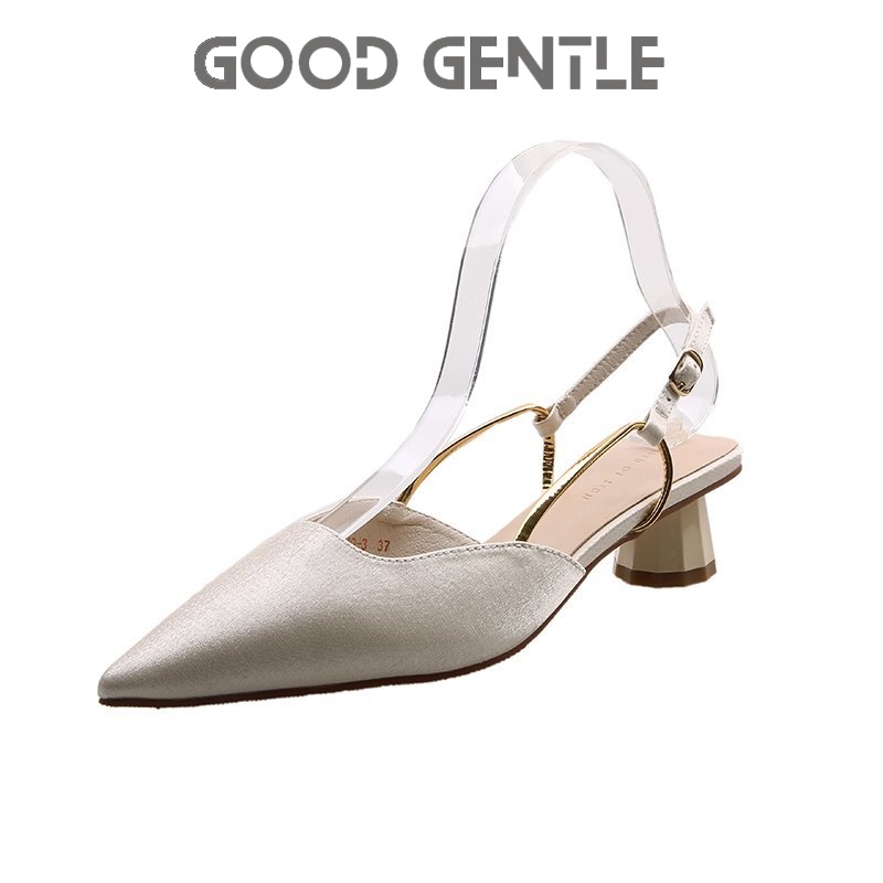 GG dép đế cao dép sandal nữ giày  nữ  Thấm hút mồ hôi Linh hoạt Độc lạ Đa màu sắc B94G0GK 39Z230928