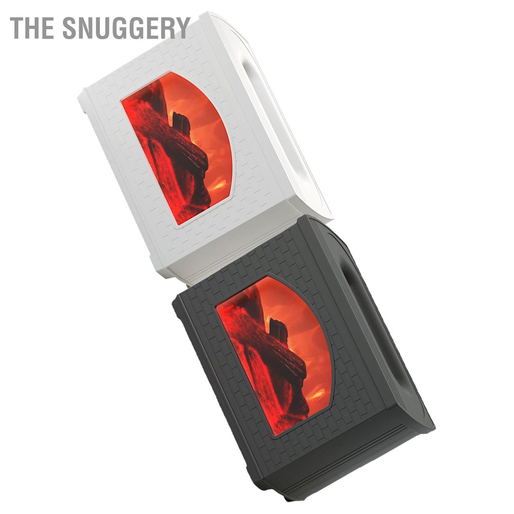 The Snuggery Máy tạo độ ẩm phun sương 270ml Thiết kế lò sưởi mô phỏng Tắt nguồn Bảo vệ máy khuếch tán lửa cho gia đình