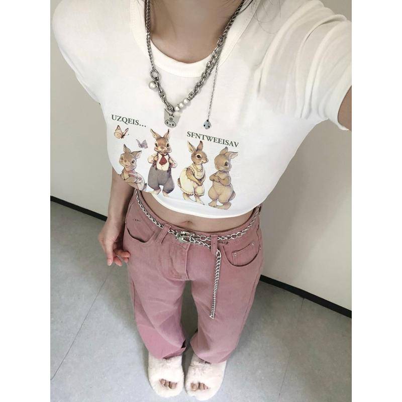 Áo Thun Tay Ngắn Hở Vai Dáng Ôm Thời Trang Mùa Hè Hàng Mới Dành Cho Bạn Nữ 79 House