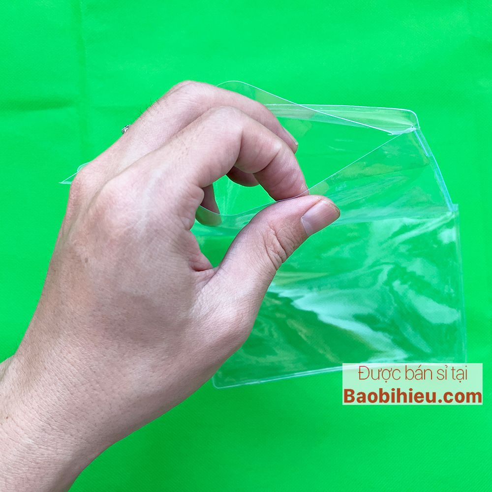 Combo 10 túi đựng khổ A5 (hóa đơn, phiếu thu, bảng giới thiệu...) nhựa dẻo PVC bamarau B103