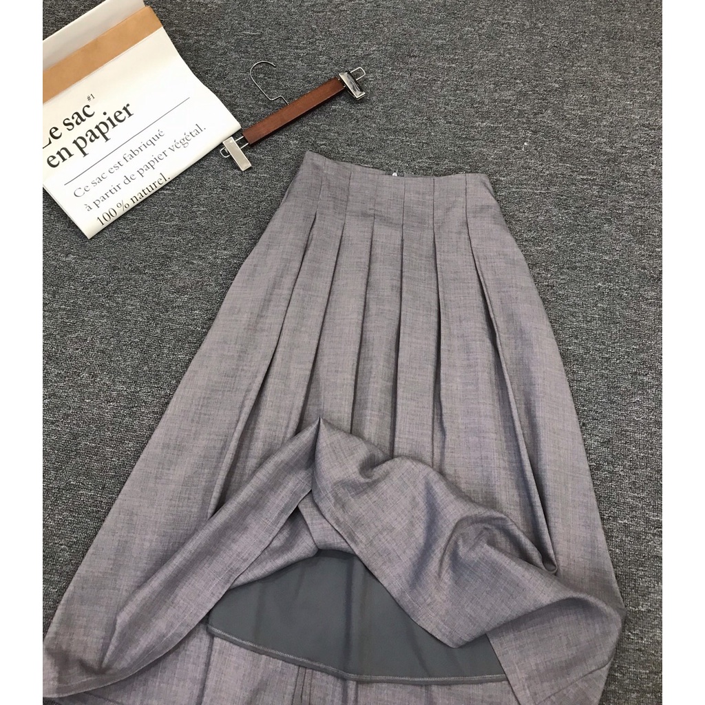 Sét Áo Và Chân Váy Xếp Ly Z.R