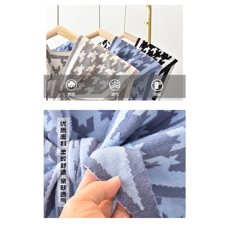 Khăn Choàng Cổ cashmere Thắt Nút Cho Nữ