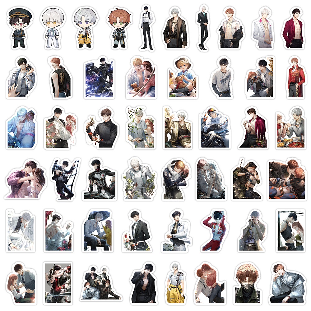 Bộ 100 Miếng Dán Trang Trí Mũ Bảo Hiểm / Bút Chì In Họa Tiết graffiti Độc Đáo