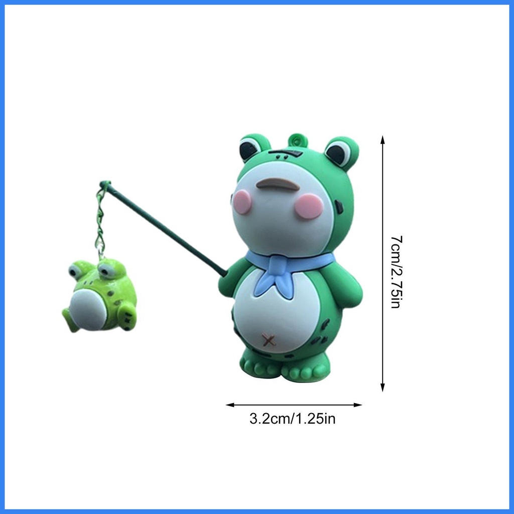 Ếch Trang Trí Bảng Điều Khiển Xe Hơi Vui Nhộn