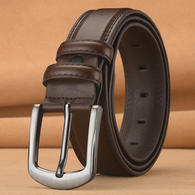 Thắt Lưng Da Khóa Cài Quần Jean Dài 110-125cm Tùy Chỉnh Thời Trang Cho Nam