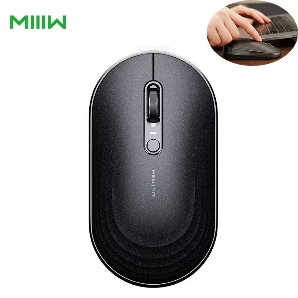 Chuột Bluetooth không dây XIAOMI MIIIW MWXMM01 Chuột pin Sạc kết nối 2 thiết bị