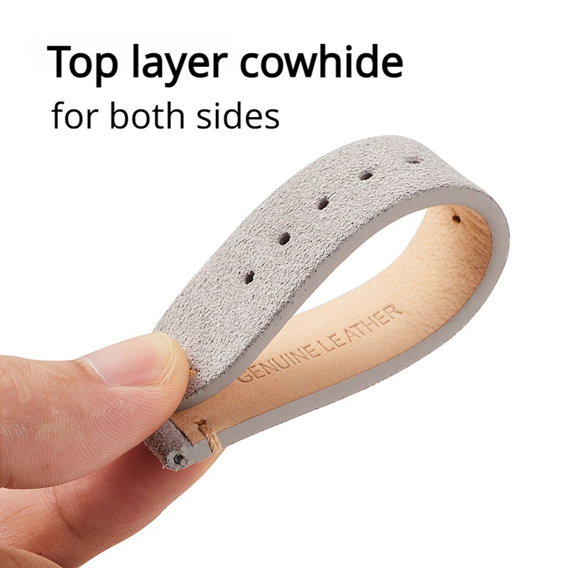 Dây Đeo Đồng Hồ Bằng Da Bò Thật 18mm 20mm 22mm Phong Cách Doanh Nhân Cổ Điển Dành Cho Nam Và Nữ