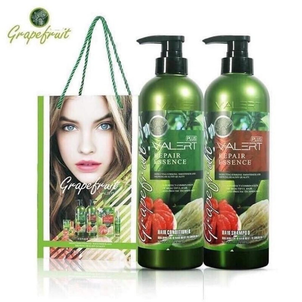 BỘ DẦU GỘI XẢ BƯỞI GRAPEFRUIT 850ML TẶNG XỊT MỌC TÓC