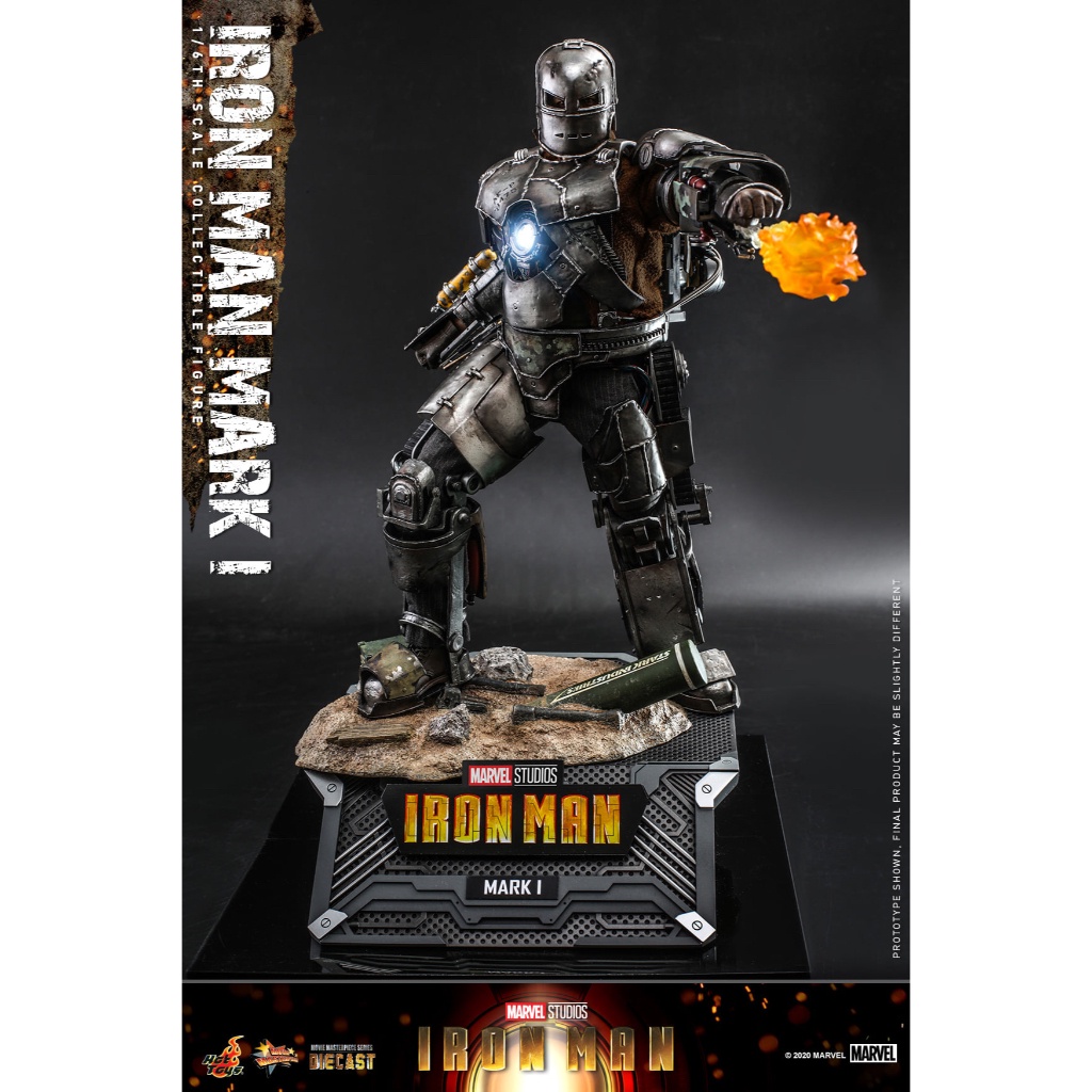 Hàng đẹp Mô hình Hottoys 1/6 MMS-605 D40: Iron-man Mark 1 cực chất