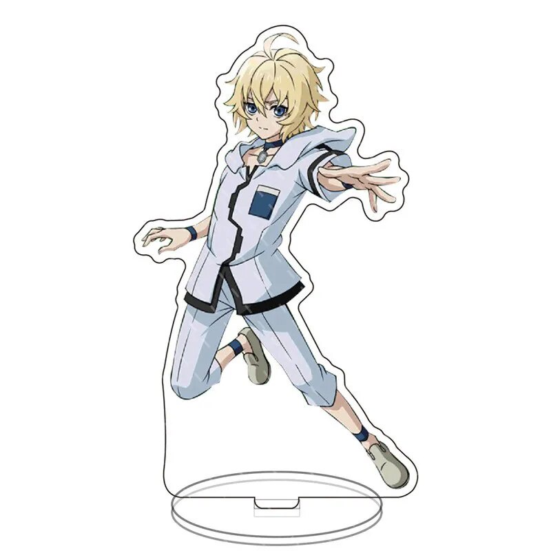 Mô hình Standee Seraph of The End Anime Mikaela Hyakuya Crowley Phụ kiện trang trí để bàn góc học tập