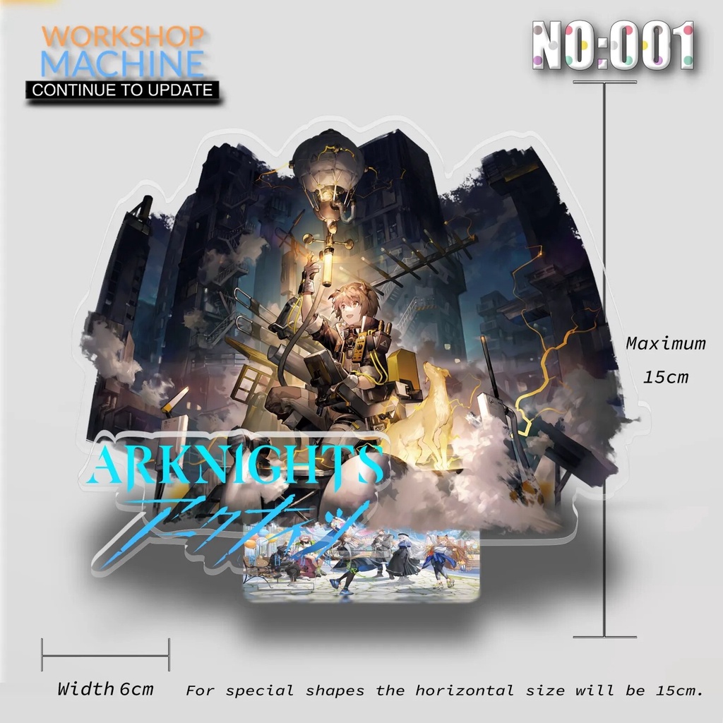 Mô hình Standee Arknights P1 Anime Characters Acrylic game Phụ kiện trang trí để bàn góc học tập