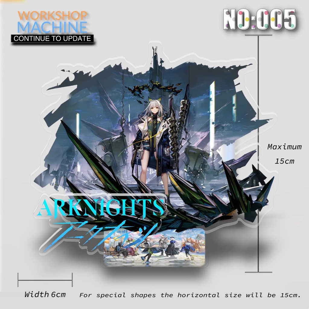 Mô hình Standee Arknights P1 Anime Characters Acrylic game Phụ kiện trang trí để bàn góc học tập