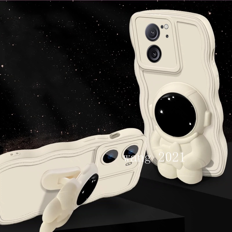 Ốp Điện Thoại Silicon Mềm Hình Phi Hành Gia Gắn Giá Đỡ Cho xiaomi 13t xiaomi 13t pro 5g 13t pro 5g