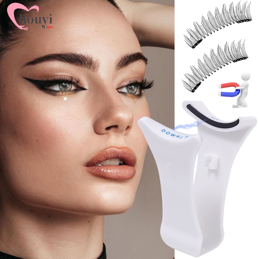Nhíp Nam Châm 3d Tự Nhiên Có Thể Tái Sử Dụng Hỗ Trợ Gắn Mi Giả / Kéo Dài Lông Mi