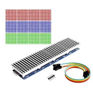 Mô đun điều khiển 4 trong 1 max7219 dot matrix với dây cáp 5p