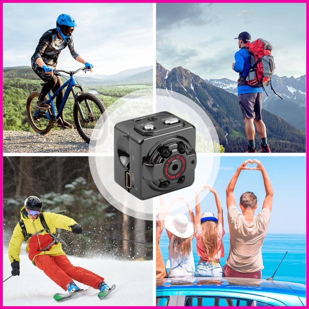 Camera Hành Trình mini hd Tầm Nhìn Ban Đêm Cho Ba Lô Du Lịch Llrnvn